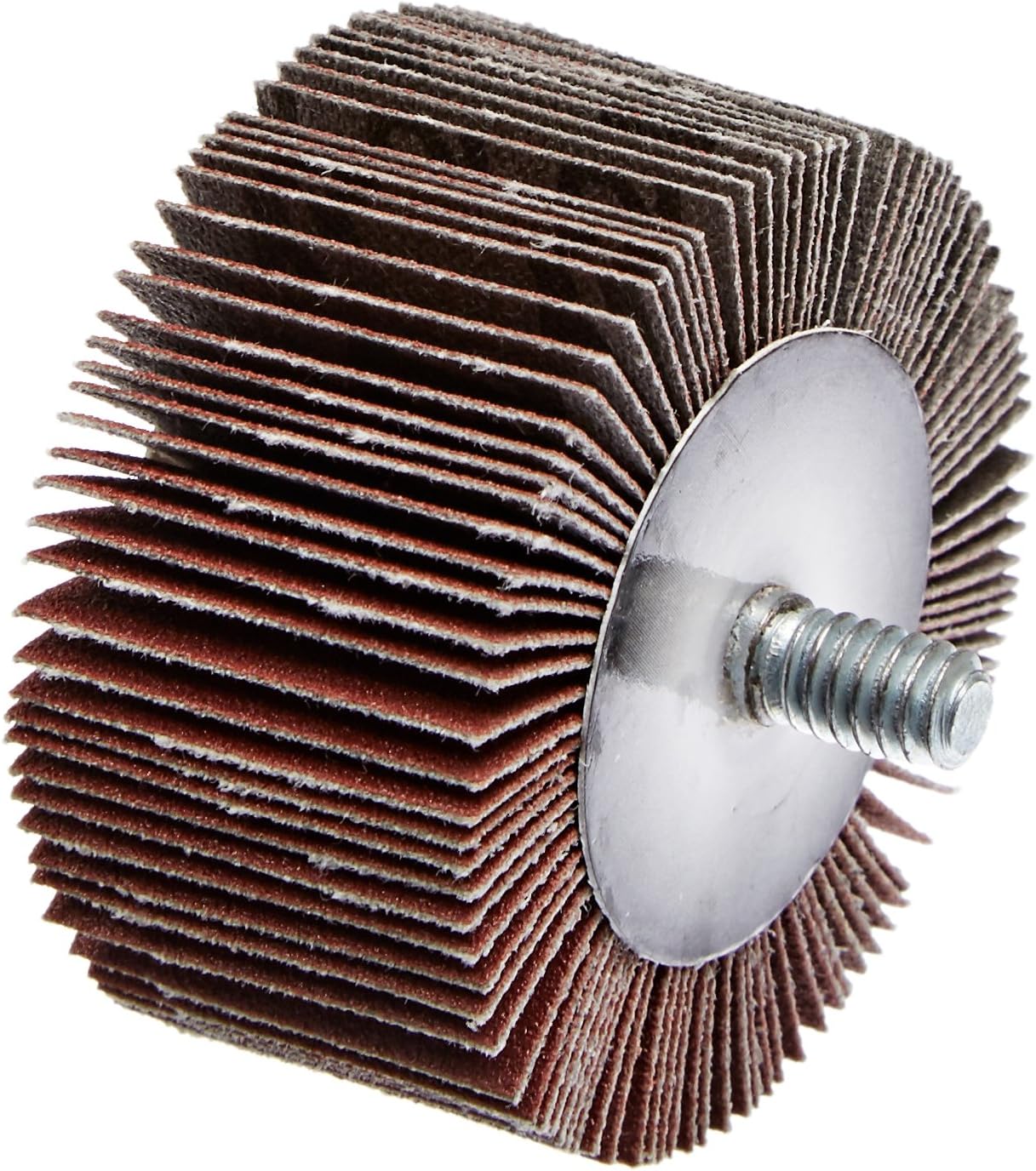 12241 Threaded Shank Flap Wheels, 60 Grit, 2-Inch x 1-Inch x 1/4-20 Shank, 10-Pack