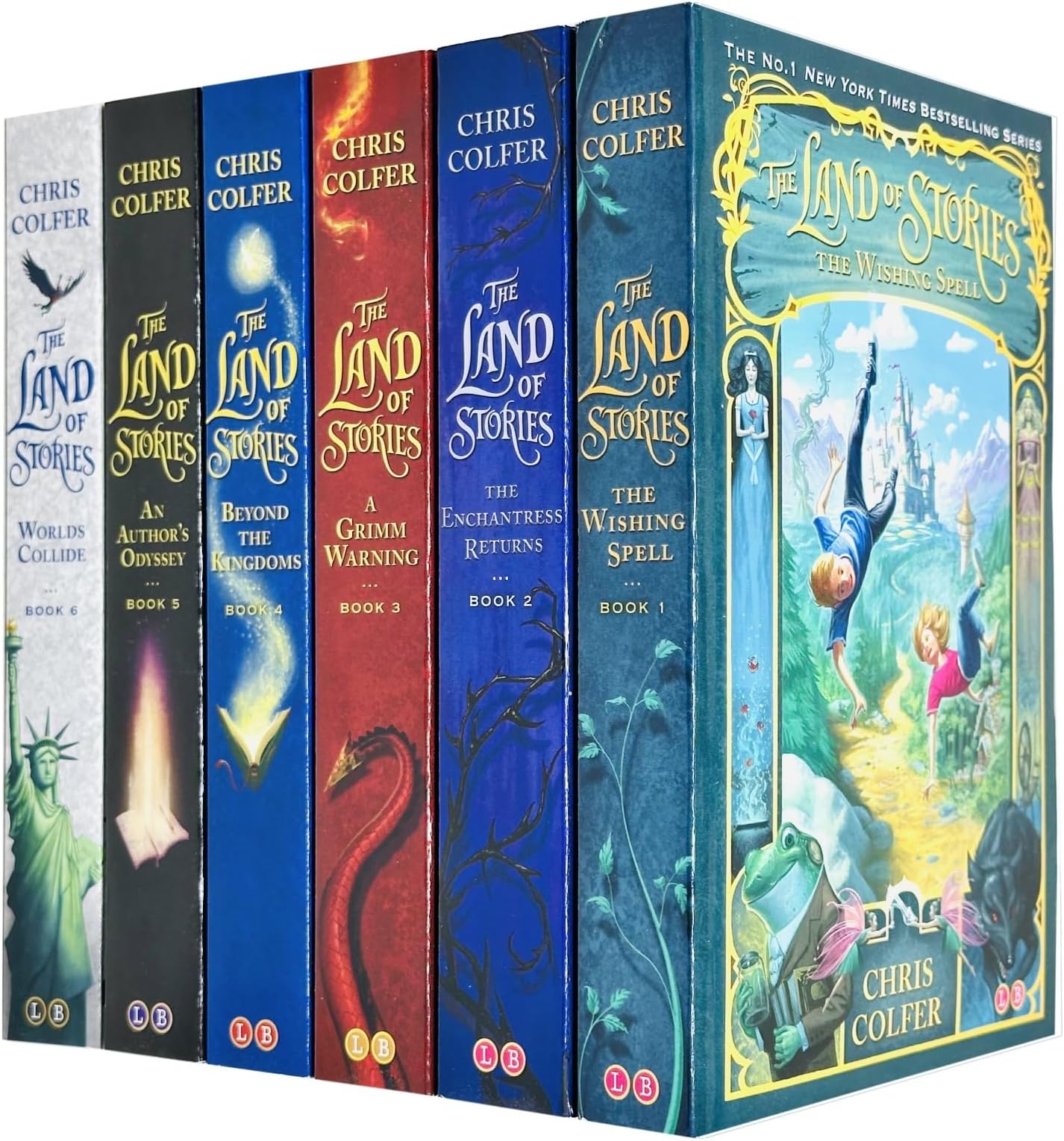 Chris Colfer the land of stories series complete collection box set (books 1-6)