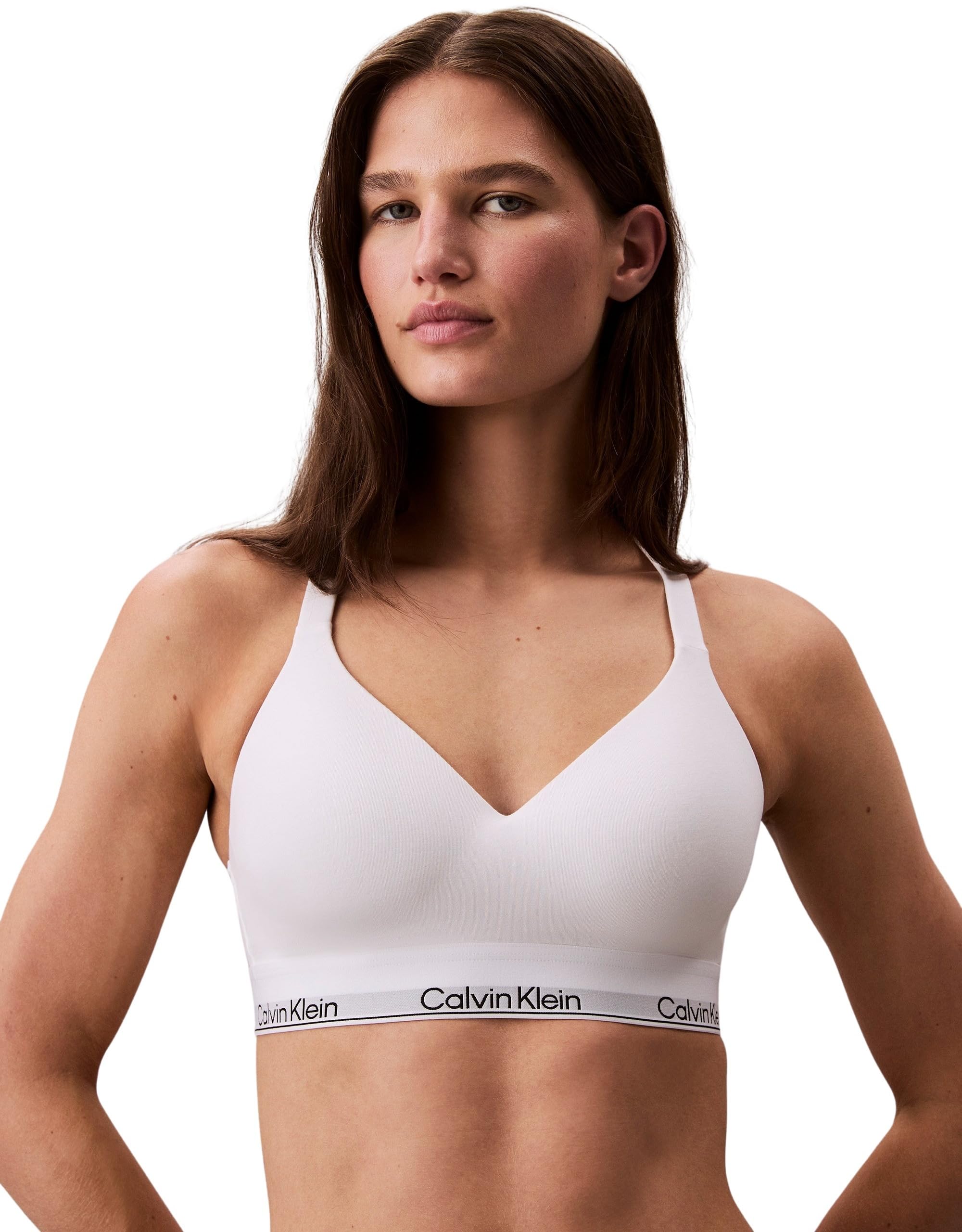 Calvin Klein Women's Bralette - White - 8 (XS)