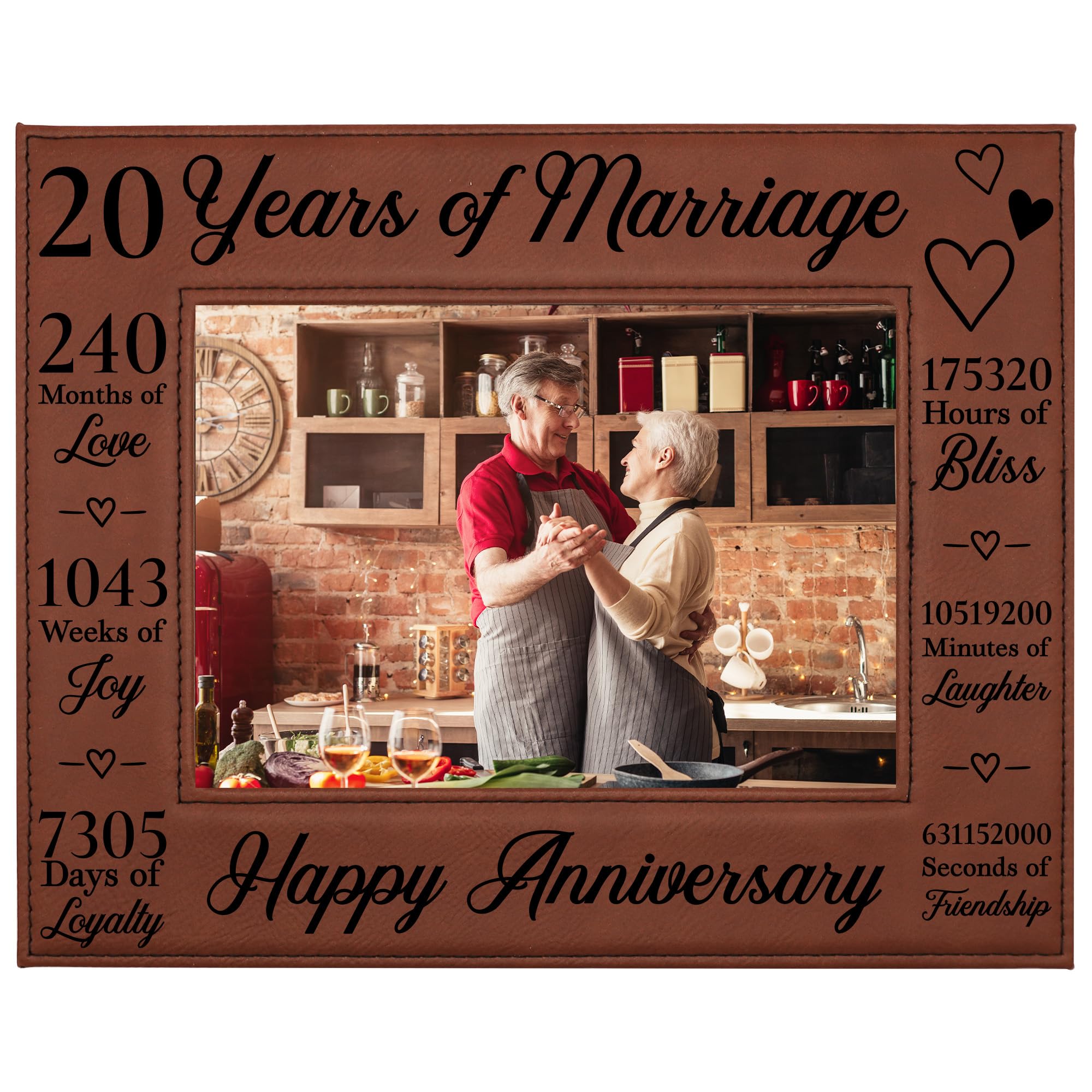 Amazon.com - 20th Wedding Anniversary Picture Frame - 20 Year