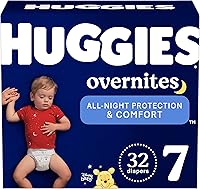 Vista 26 de Pañales Huggies Size 7 Overnites: Pañales de noche, talla 7 (41+ libras), 60 unidades, el empaque puede variar