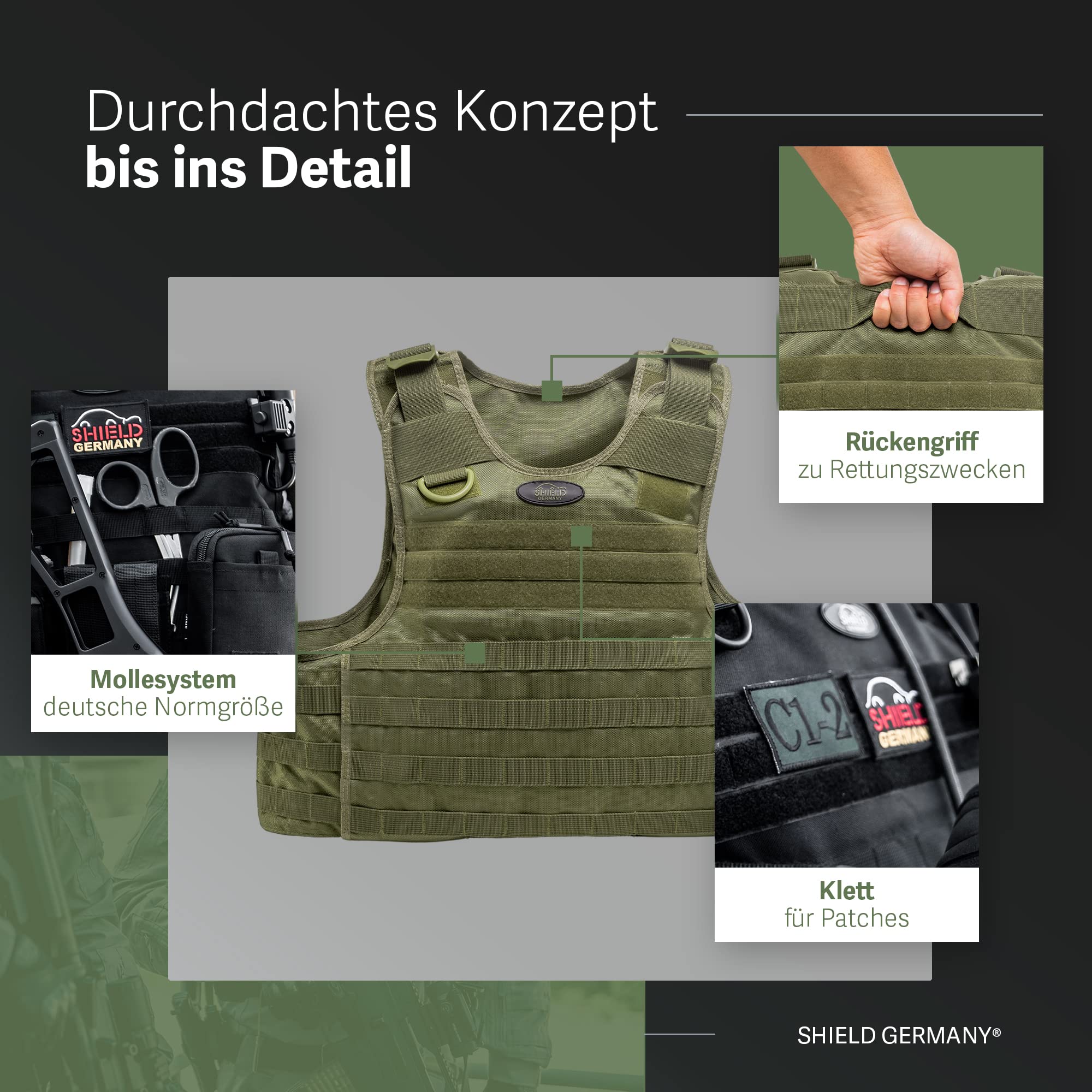 Unisex Sh-plt-oliv Arbeitsoberbekleidung (1er Pack)
