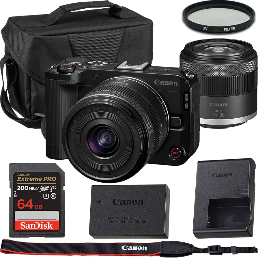 Amazon.com : Canon EOS R50 V Mirrorless Camera with RF-S 14-30mm f