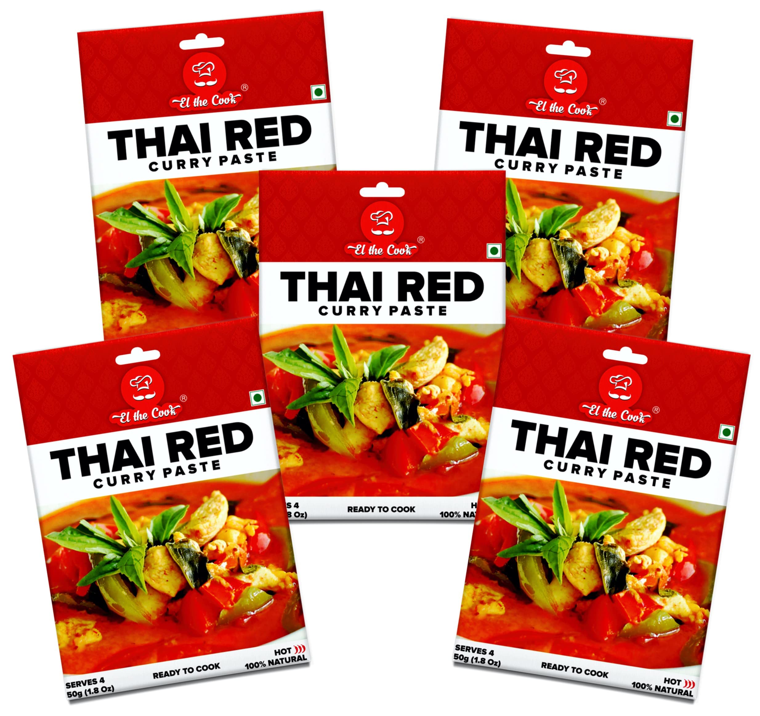 See full amazon price history chart for EL The Cook Thai Red curry paste - just add Meat/Veg| Spicy & Hot Thai curry | Ready to cook, Vegetarian, Non-GMO Gluten Free | 5 pack x 50g, Serves 4 EL The Cook Thai Red curry paste - just add Meat/Veg| Spicy & Hot Thai curry | Ready to cook, Vegetarian, Non-GMO Gluten Free | 5 pack x 50g, Serves 4 (B09MBL4GNS) Amazon Price History, Amazon Price Tracker
