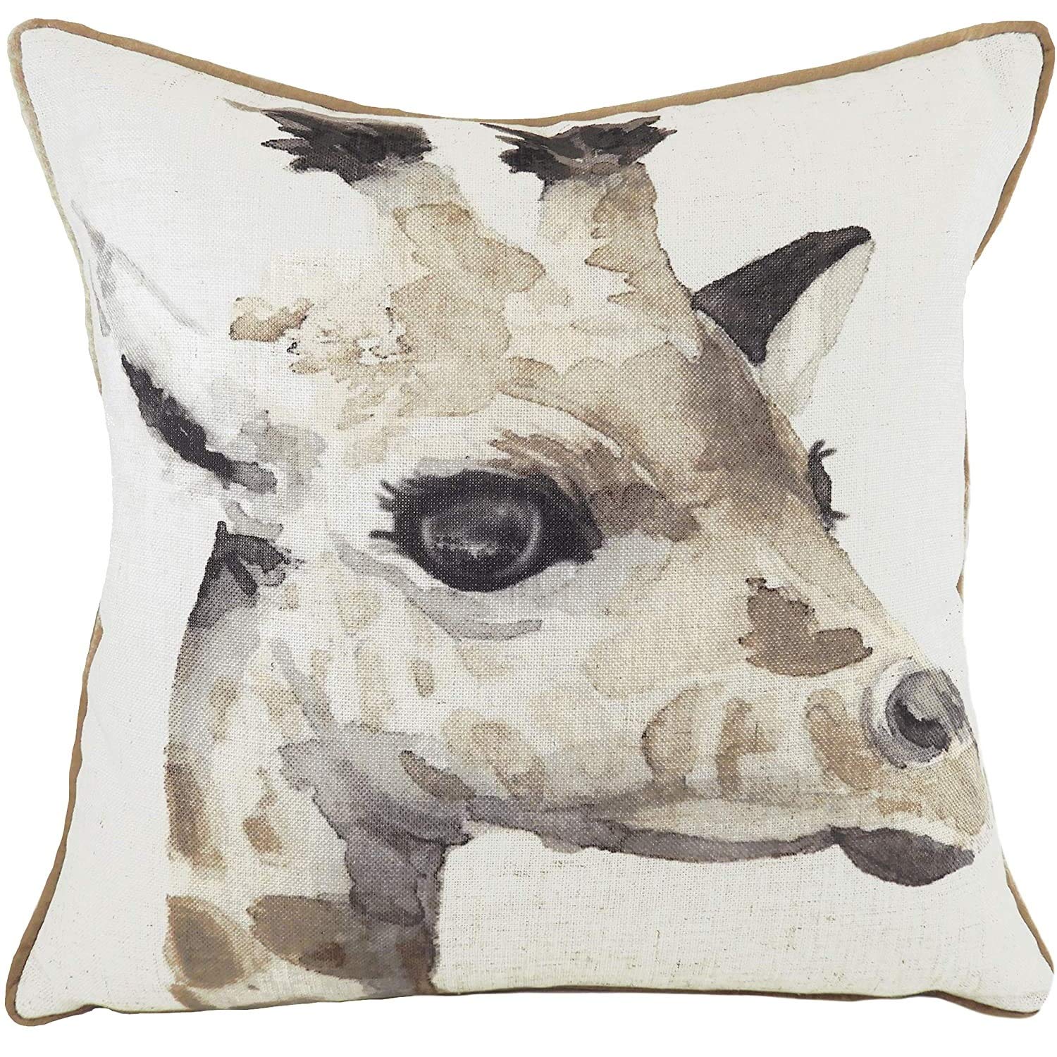 Evans Lichfield Safari Giraffe Piped Cushion Cover from B&Q