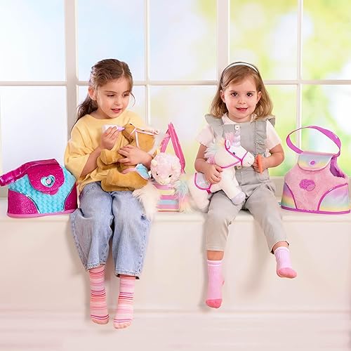 Miniatura 5 de Pucci Pups Caballo de peluche - Transportador de perros - Bolsa de corazón y rayas y poni - Peine y bolso - Animal de peluche - Más de 2 años