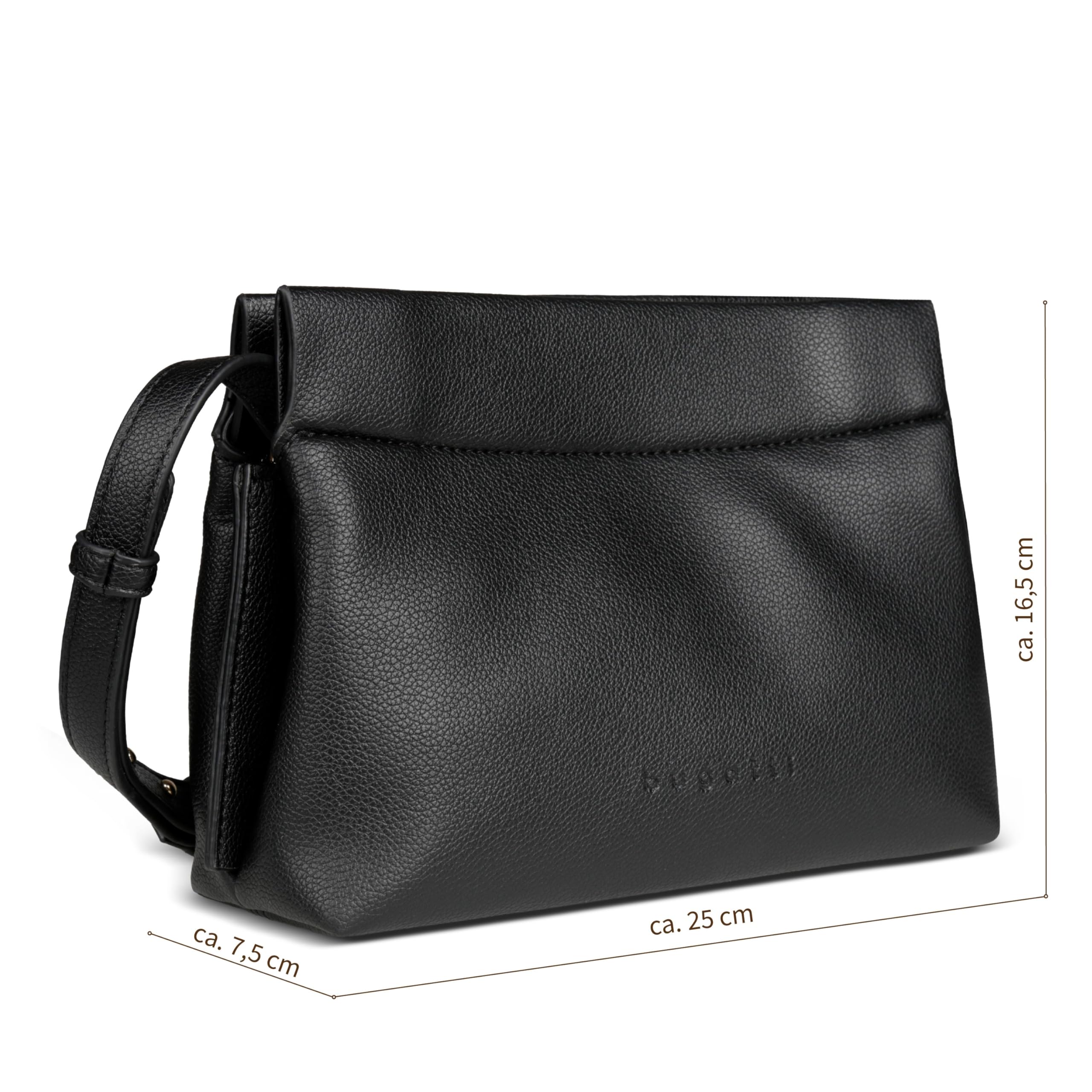 bugatti Mare 3.0 Crossbody-Tasche für Damen, elegante Clutch mit abnehmbarem Schulterriemen