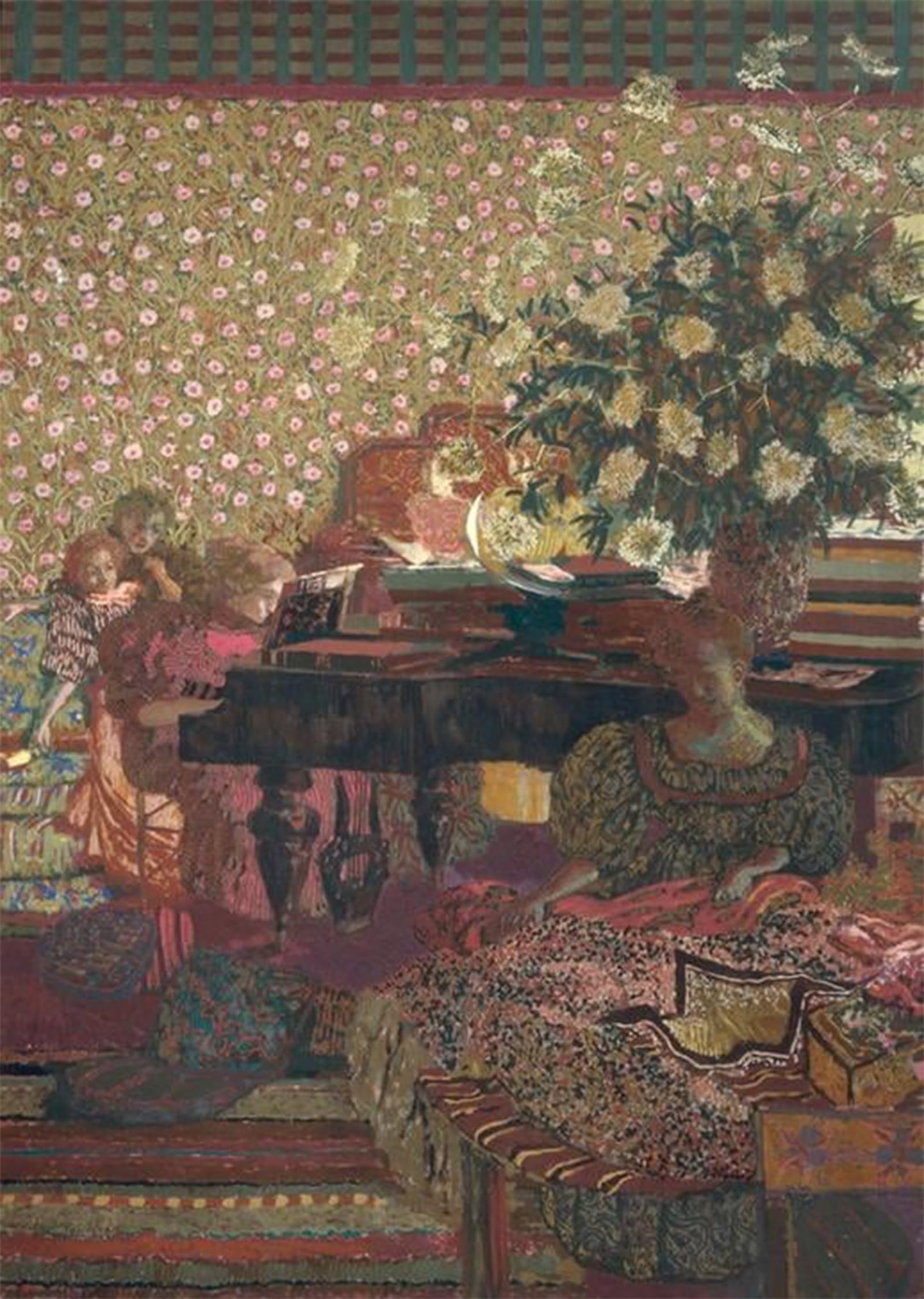 POSTERIIk Famous Print Pop Art Wall Art Graffiti the Piano by Edouard Vuillard Art Prints for Home Decor 60x90cm
