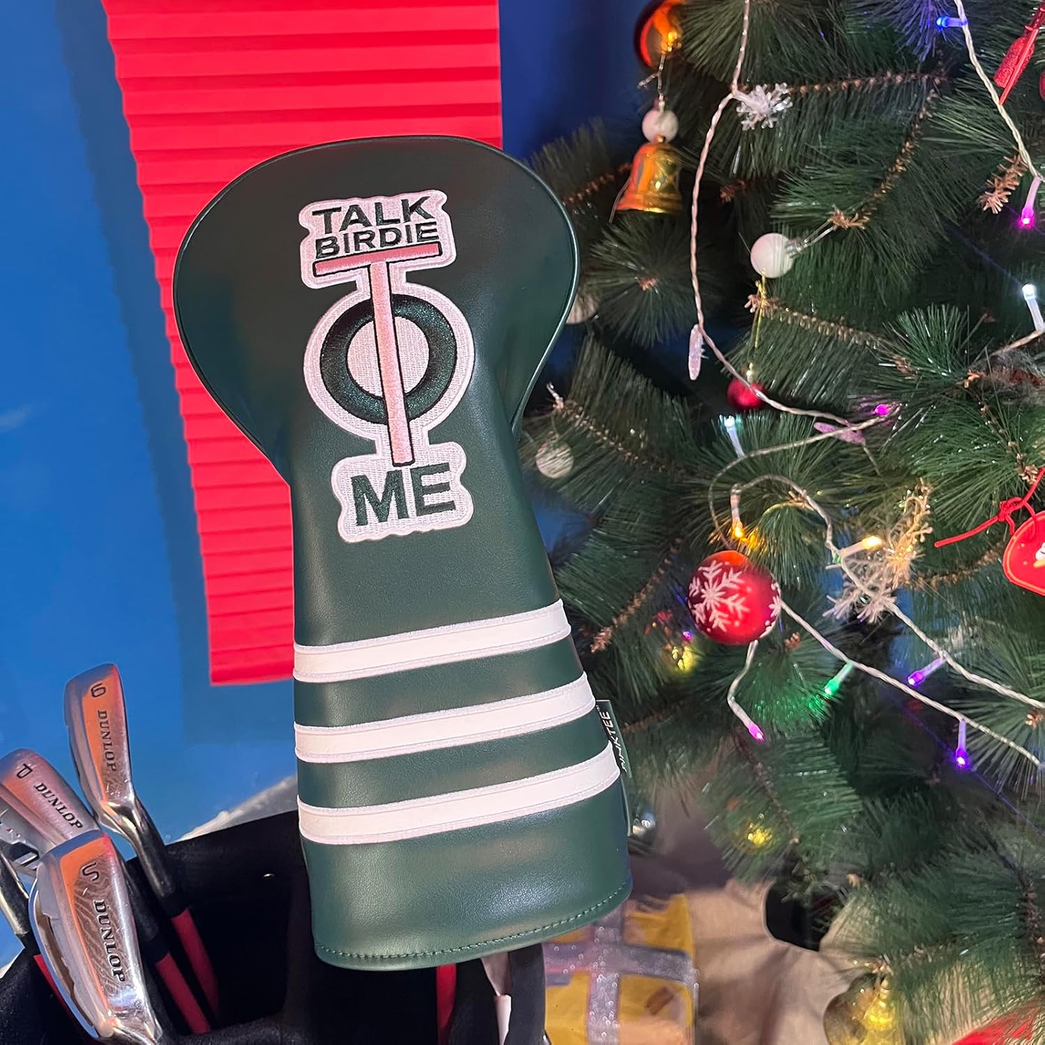 PINKTEE Golf Club Headcover Fits All Drivers Premium Leather Funny Golf Club Head Covers for Women Men
