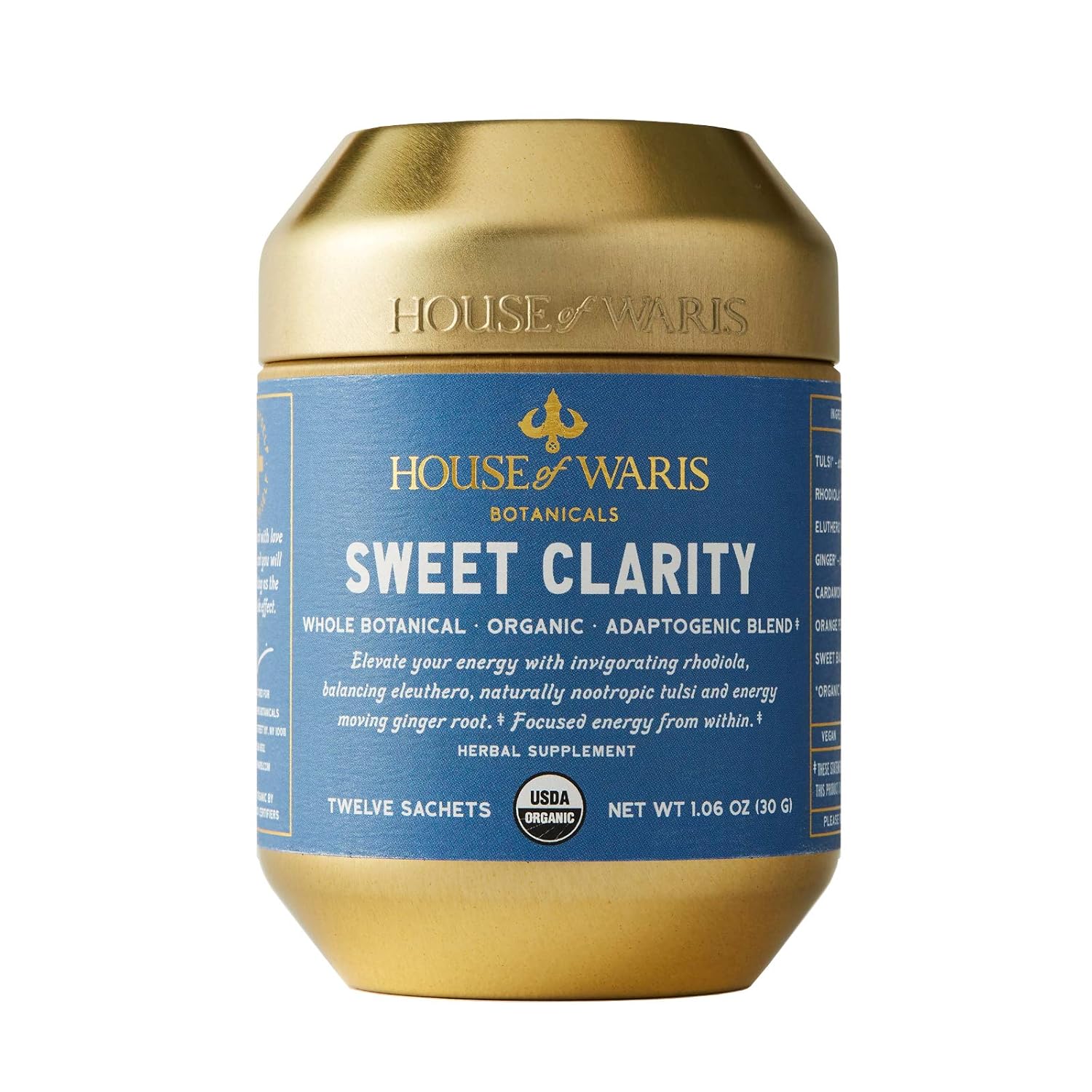 House of Waris Botanicals, ORGANIC, GLUTEN FREE, VEGAN