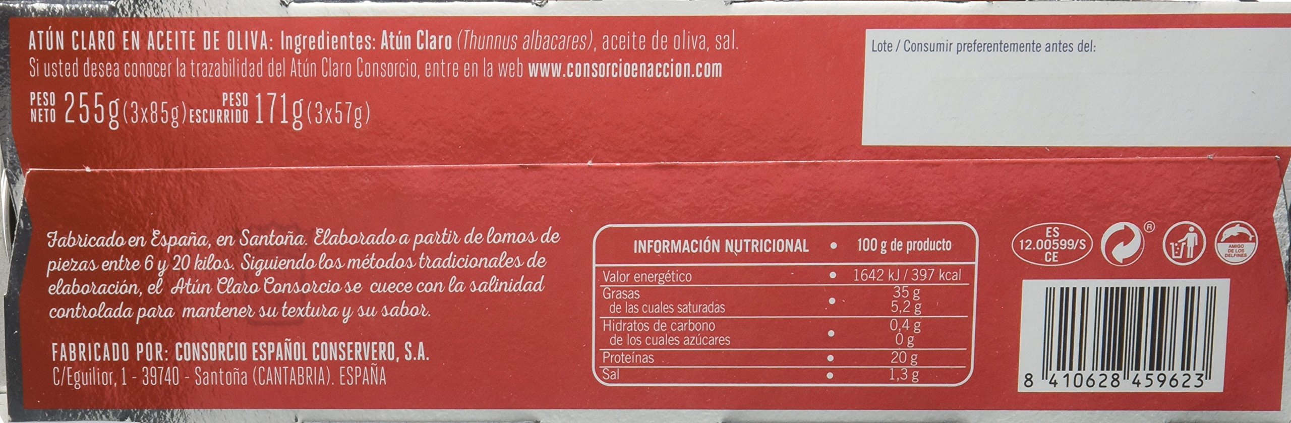 Atún Claro | 8 Paquetes de 3 Latas de 85 gr (8 Paquetes de 3 Latas de 85 gr, Atún Claro en Aceite de Oliva)
