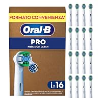 Oral-B Testine di Ricambio Pro Precision Clean, Bianche