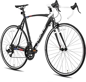 HILAND 700C Road Bike with 14-Speed Aluminum Frame for Adults