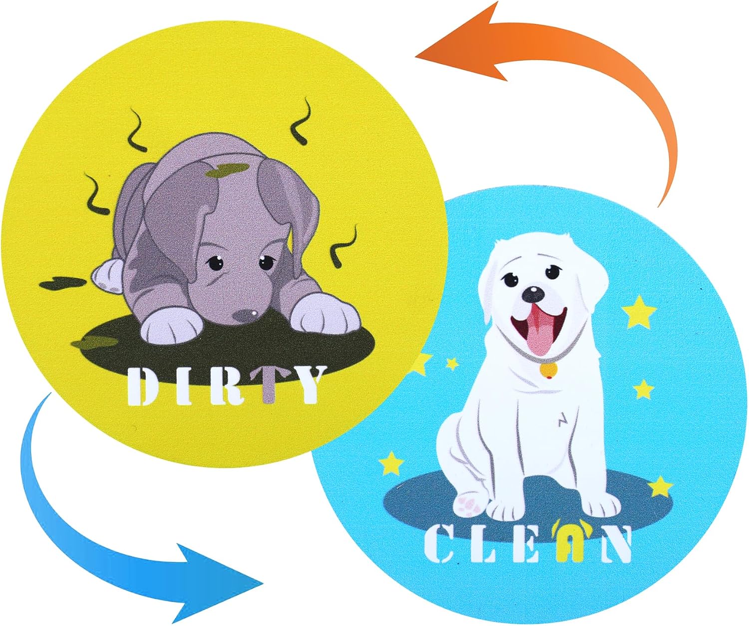 Amazon.com: RYAHT Large Dishwasher Magnet Clean Dirty Sign -Waterproof ...
