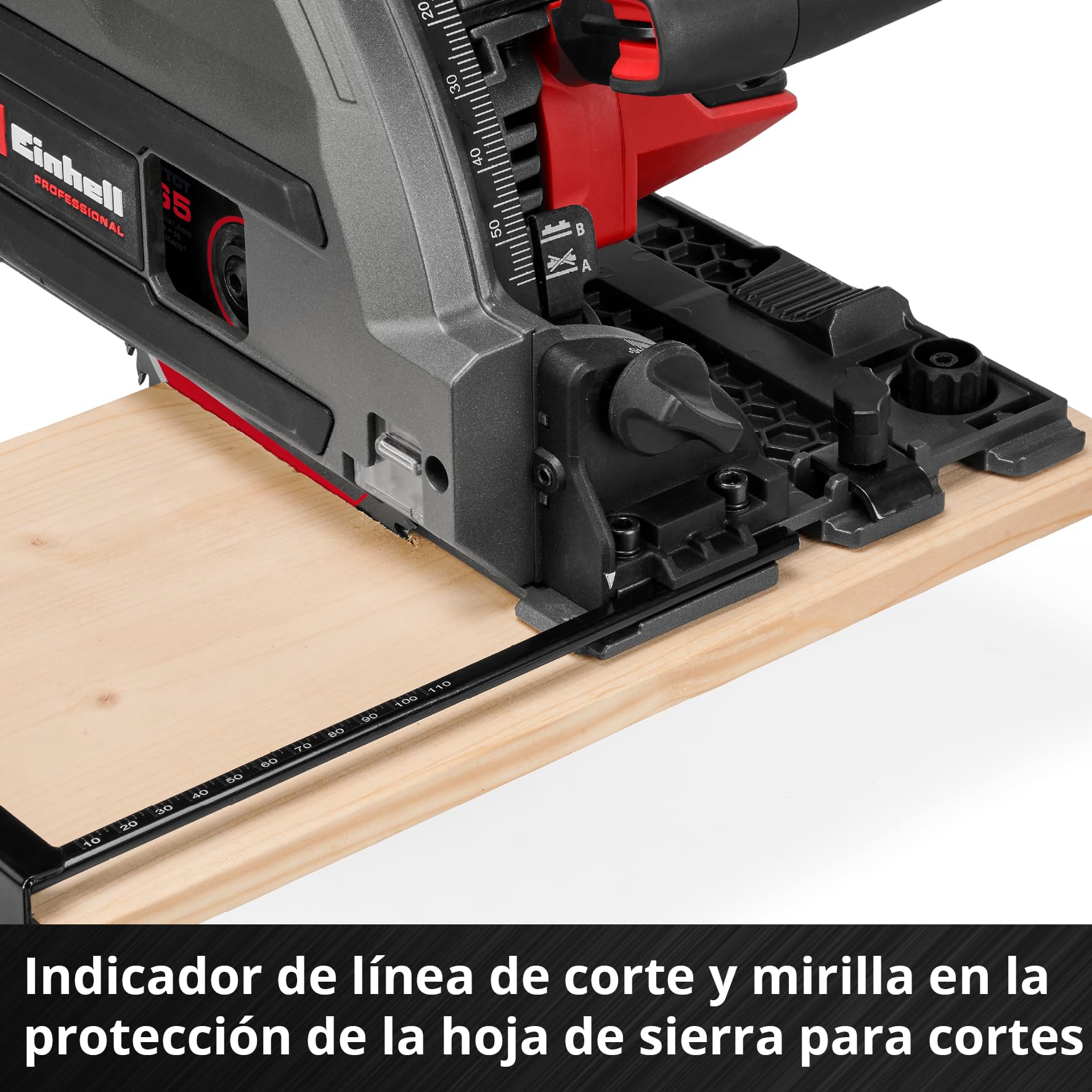 Sierra de incisión con batería TP-PS 18/165 Li BL-Solo Einhell Professional Power X-Change (18V, Ø 165 mm, hoja de sierra, Brushless, profundidad de corte 56 mm, ajuste sin herramientas, sin batería)