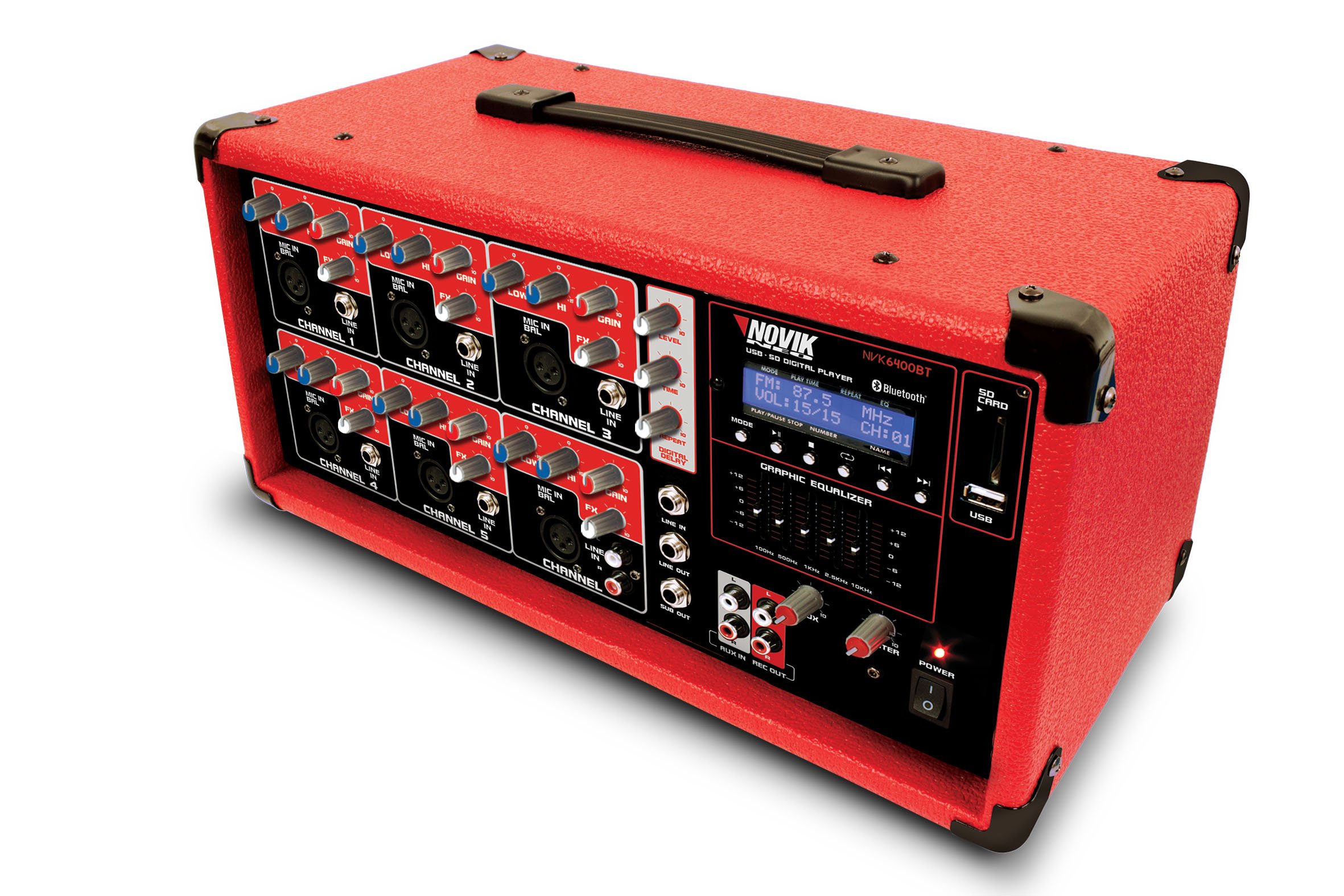 Buy NOVIK NEO MIXER NVK 6400BT 6 Channel Powered Mixer Bluetooth and