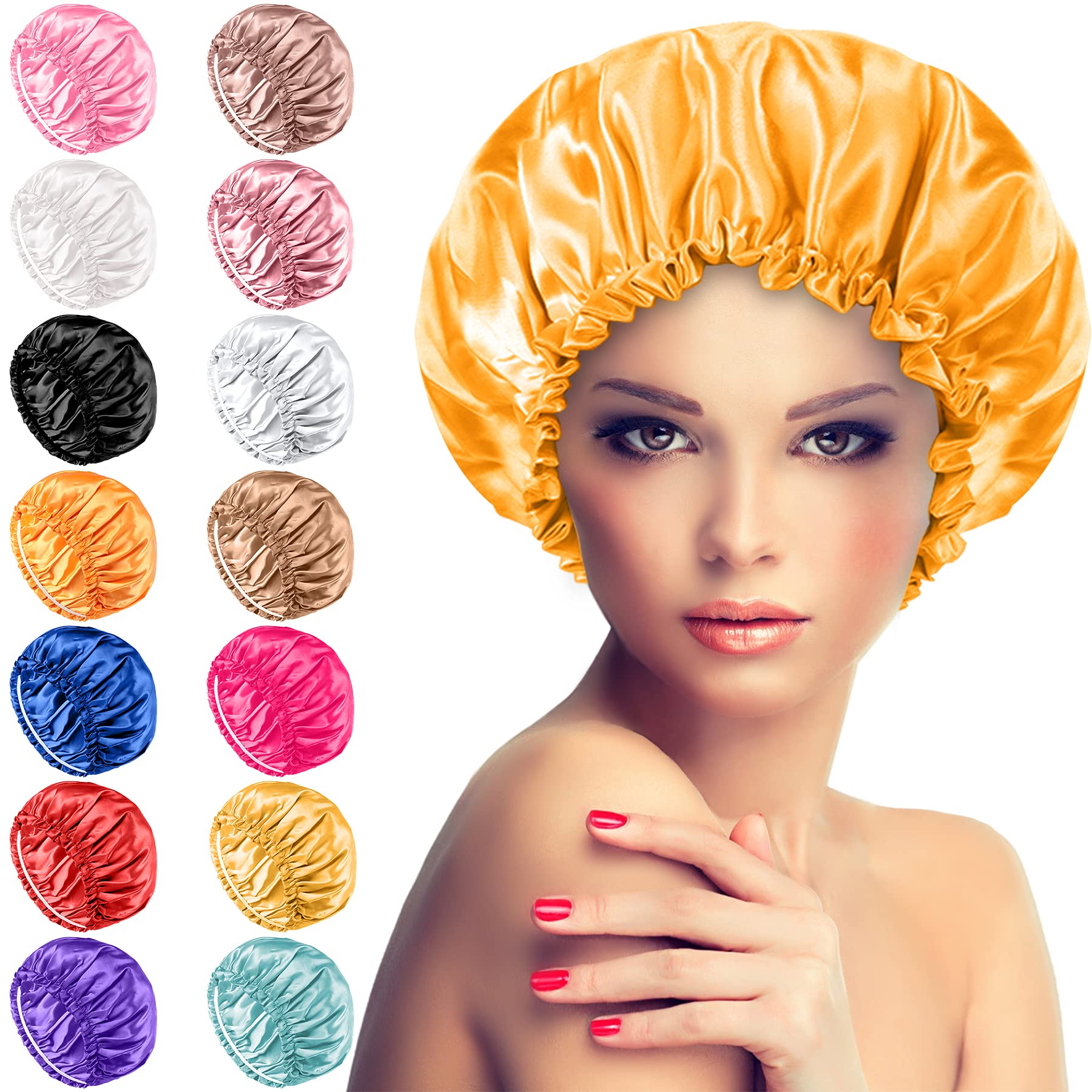 satin women bonnets