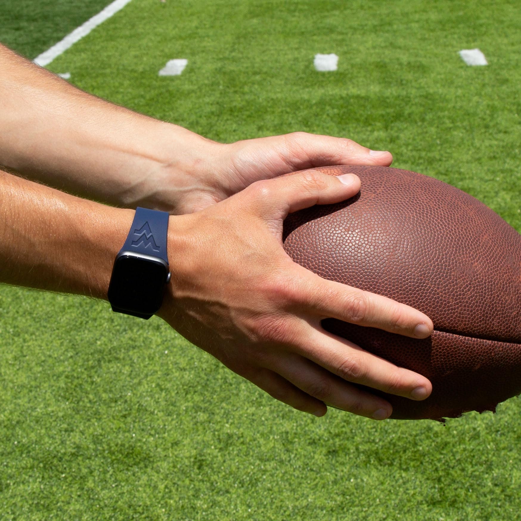 Affinity Bands West Virginia Mountaineers Engraved Silicone Combo Package Compatible with Apple Watch and AirPods Gen 3 (38/40/41mm Navy)