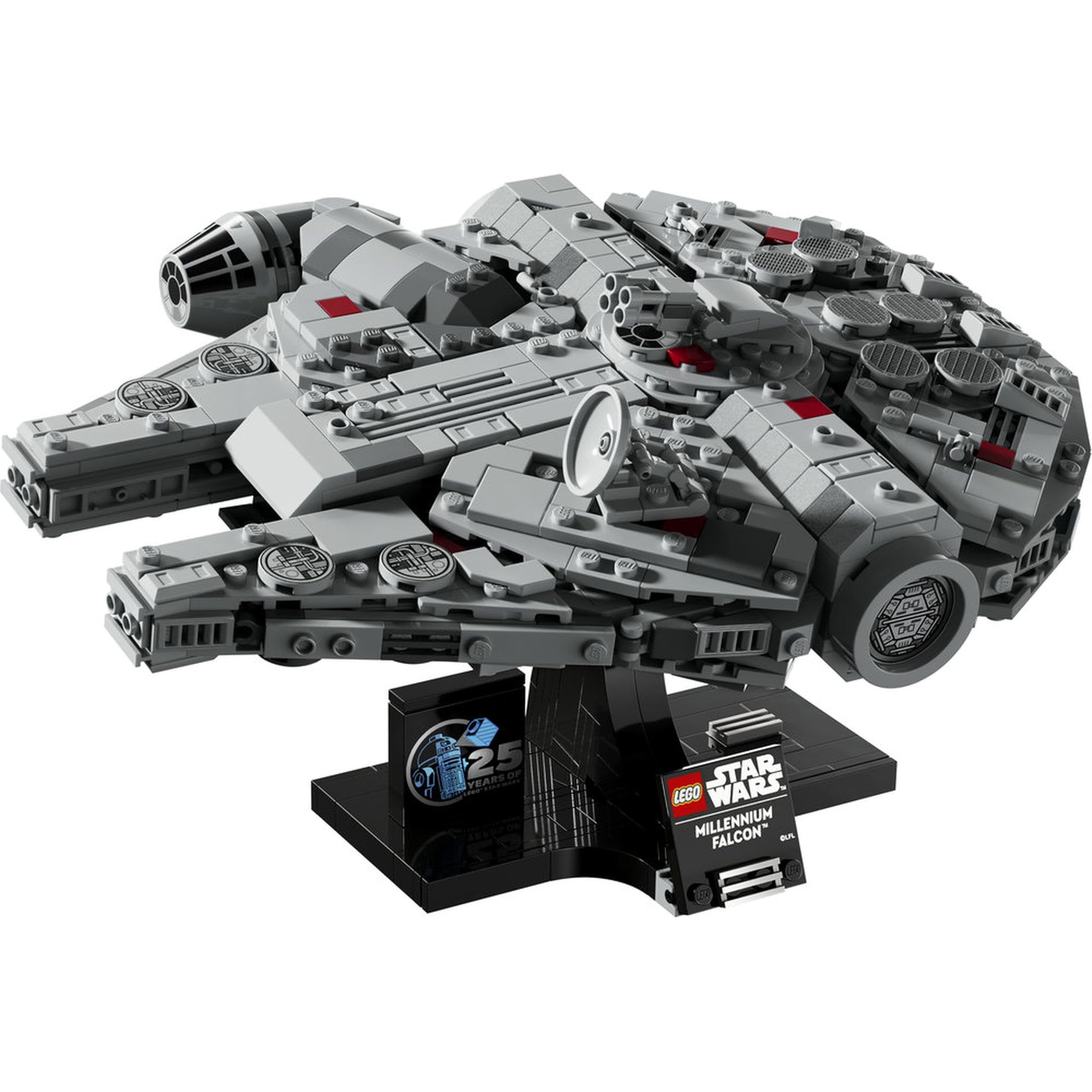 LEGO Star Wars Sokół Millennium 75375 | Model do ekspozycji, kolekcjonerski zestaw klocków dla dorosłych, prezent dla fana Star Wars, ozdoba na biurko, 921 elementów