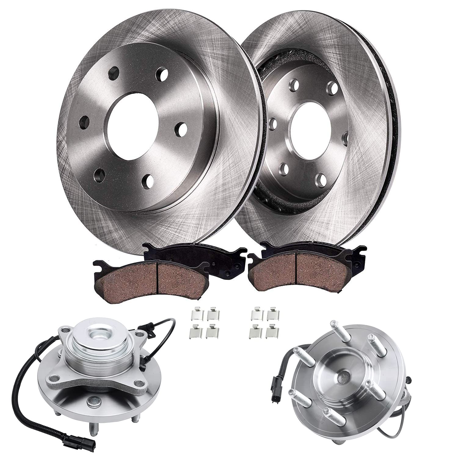 Detroit Axle - Front Brake Kit for 2WD 2011-2014 Ford F-150 Expedition