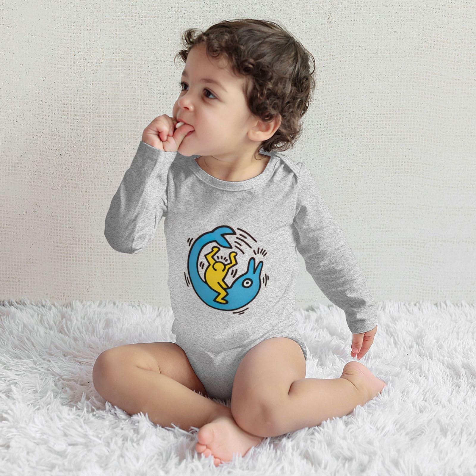 ELLIE ロンパース ボリュームスリーブロンパース【GRAY】 – ELLIE