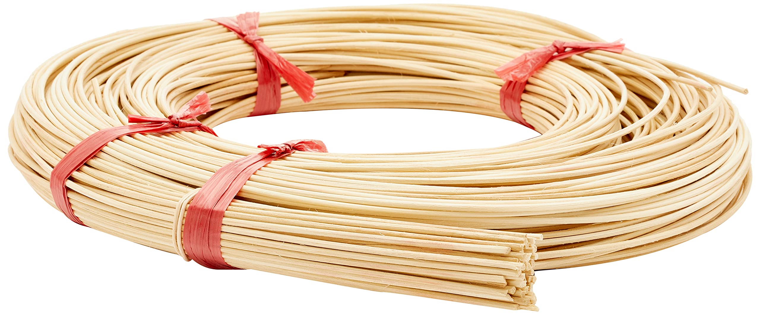 RAYHER Rattan (Red Ribbon Quality), 2,6mm ø, No.6, roll 500 g, Natural-Colour, 30 x 30 x 4 cm