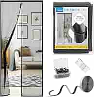 ❤2点セットでお買い得❣感染予防の換気や虫よけ対策に最適♪❤マグネット式☆網戸 2点セットでお買い得❣感染予防の換気や虫よけ対策に