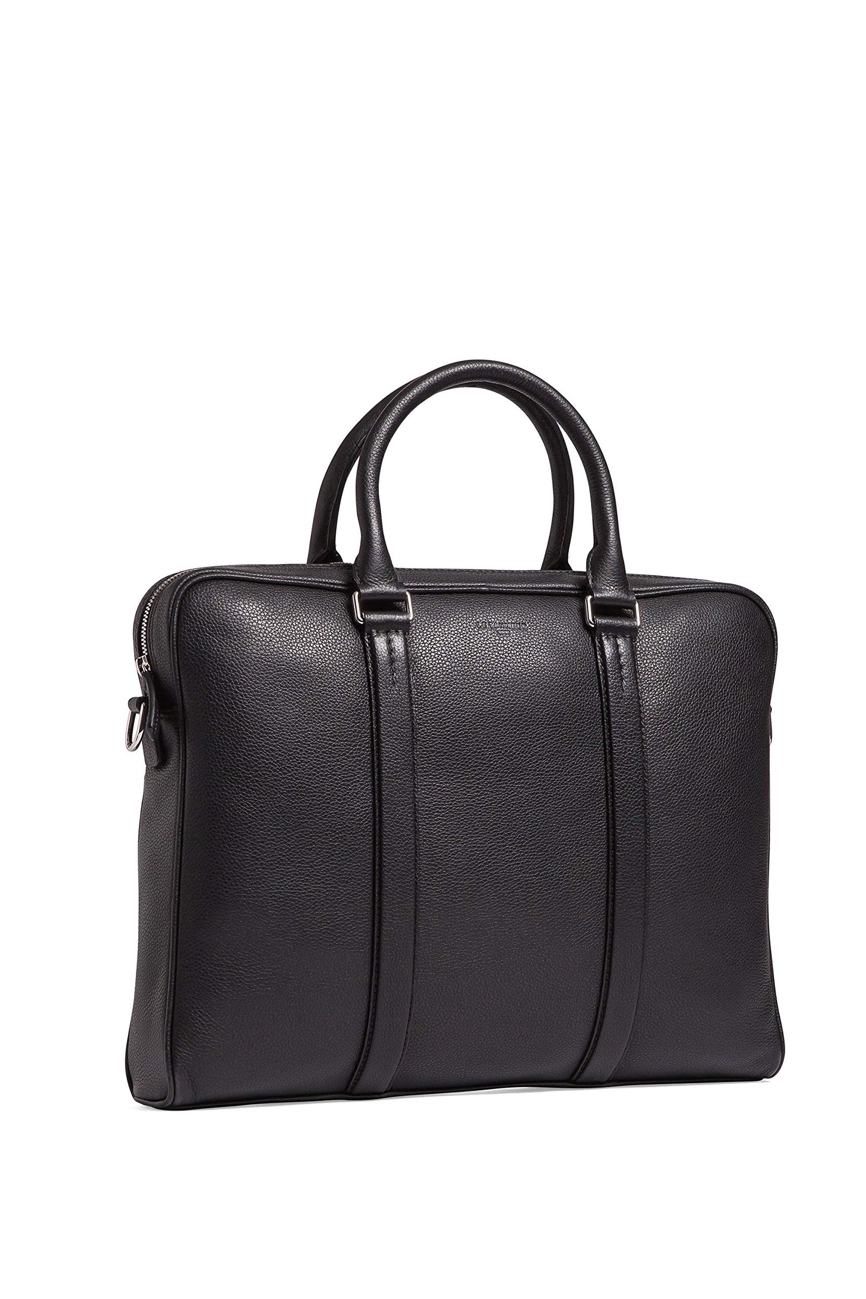 Le Tanneur, porte documents, sac ordinateur 17 pouces, en cuir, charles, homme, poche moussée ordi, poches de rangement, malette, porté main, bandoulière, sac business, travail