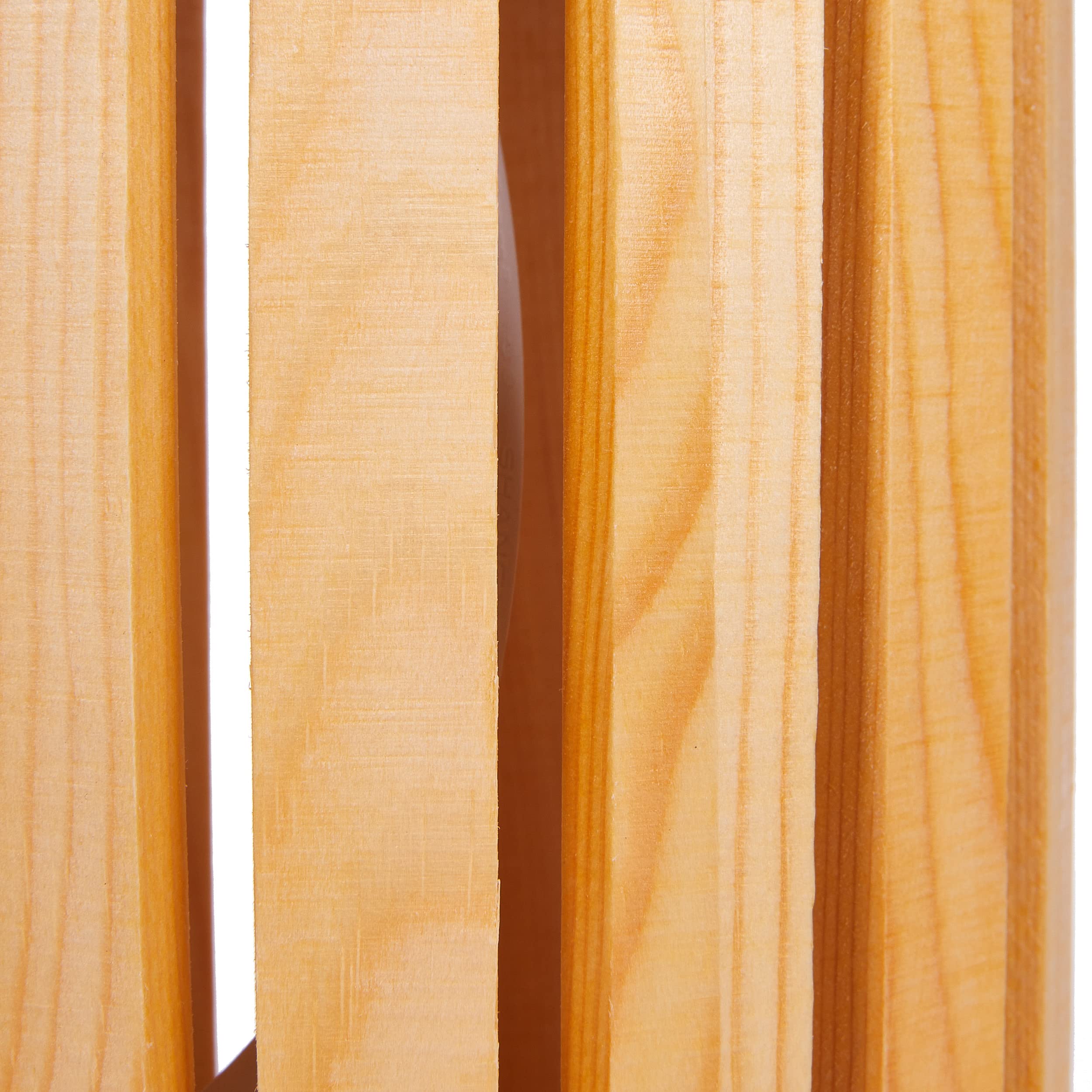 BRUBAKER - Lampe de table/de chevet - Lot de 2 - Design moderne - Hauteur 41 cm - Pied en Bois & Métal - Abat-jour en Tissu/Beige