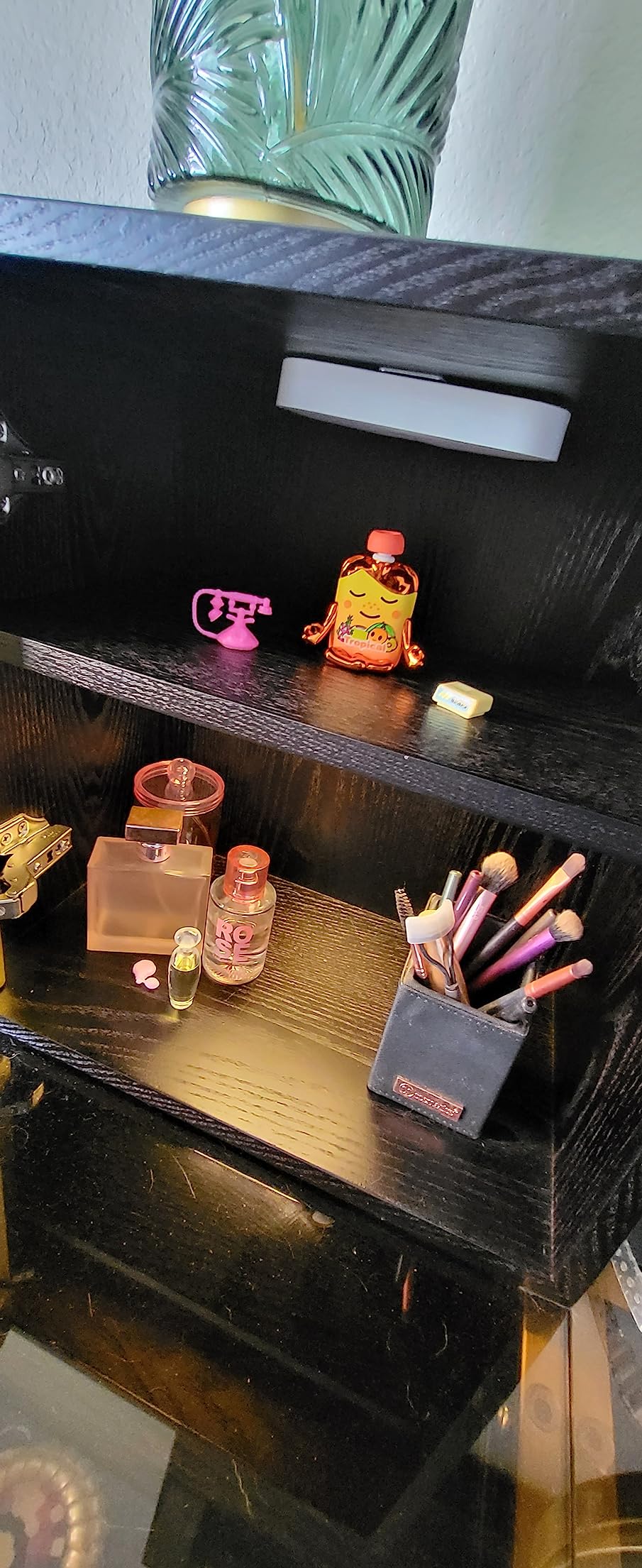 34/mo Finance POVISON Makeup Vanity Desk with Mirror and Lights