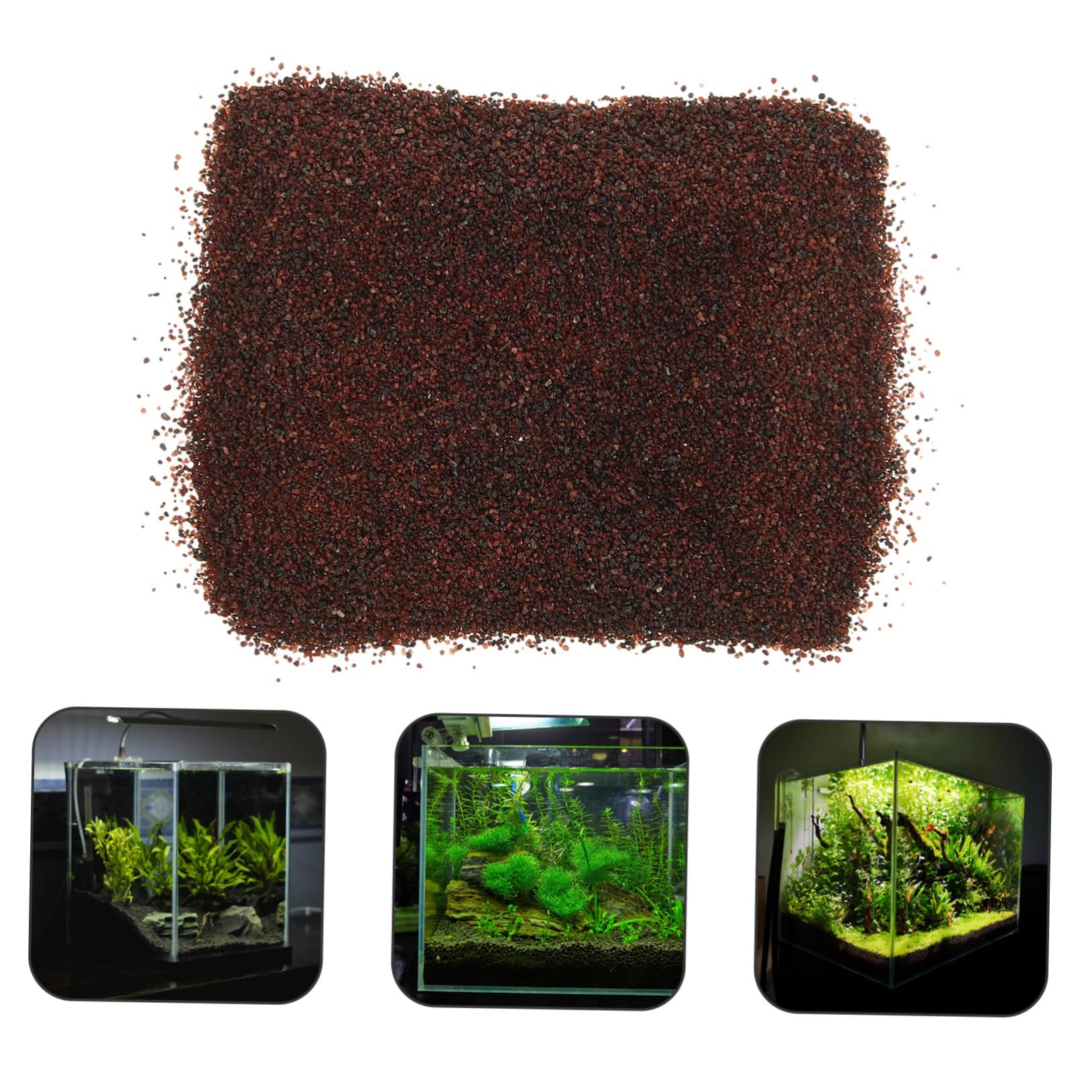 balacoo Fish Tank Gravel Natural Bottom Sand Safe for Freshwater Fish Aquarium Stones Garden Decor Versatile Use