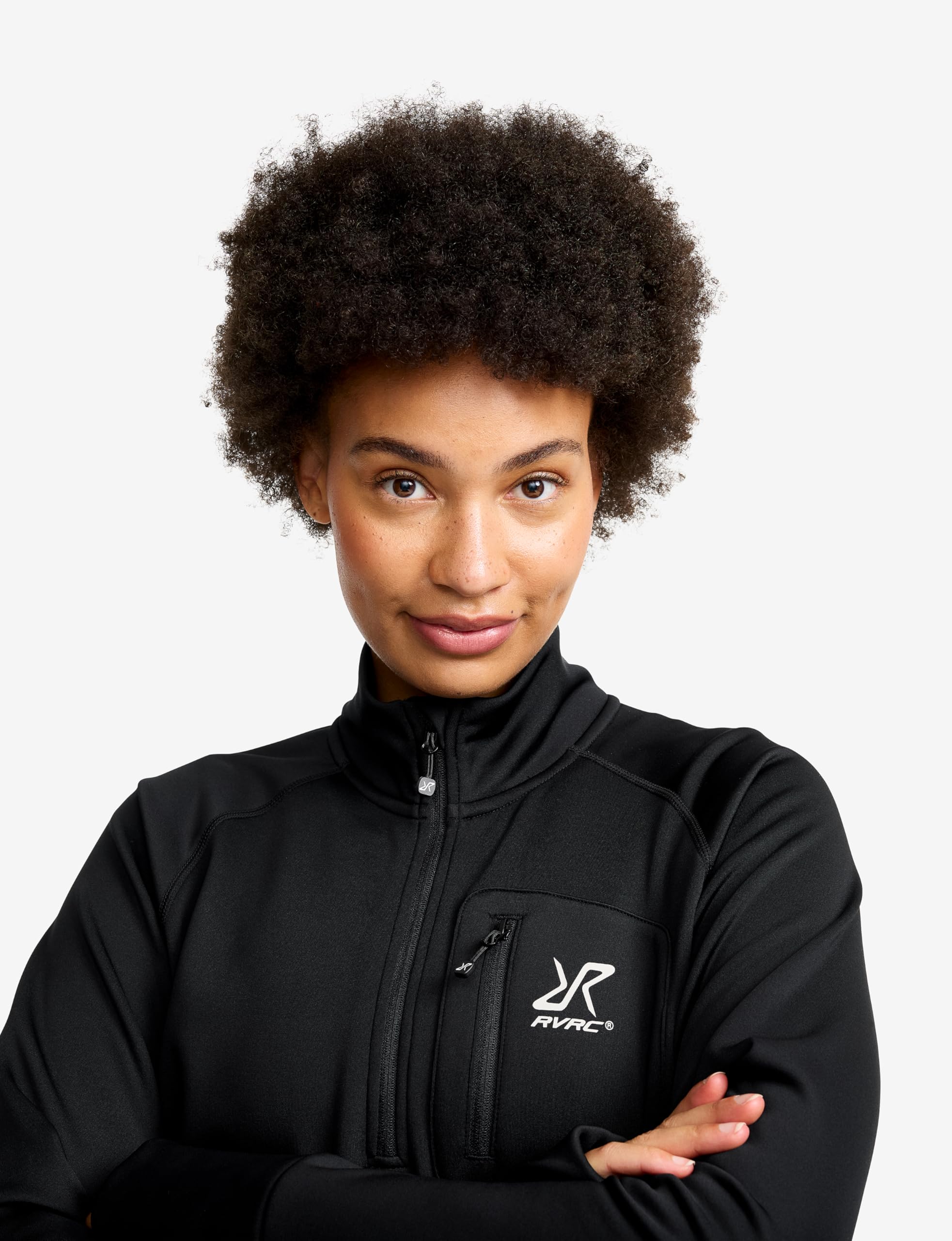 RevolutionRace Evolution Half-Zip Stretch Fleece für Damen, Fleecepullover für Wandern und Outdoor-Aktivitäten