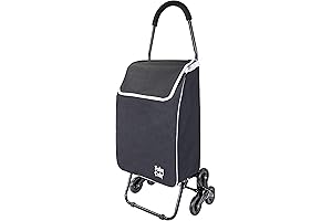 dbest products Stair Climber Trolley Dolly: Grocery Cart on Wheels Perfect for Apartments