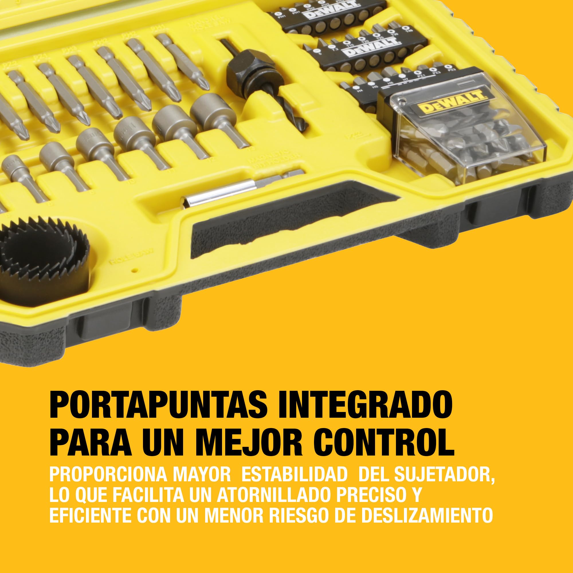 DEWALT - Juego de taladro mixto (100 piezas), DT71563-QZ