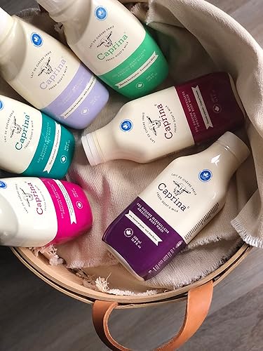 Miniatura 6 de Caprina by Canus Amazing Body Wash, aceite de orquídea, con leche de cabra canadiense fresca, jabón suave, hidratante, vitamina A, B2, B3 y más,