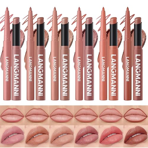 BestLand 12Pcs Matte Lipstick + Lip Liner Pens Set