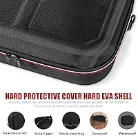 Vista 4 de Carrying Storage Case for Nintendo Switch & N-Switch OLED, Hard Shell Large Capacity Storage Bag for Nintendo Switch Game Controller, Dock, Switch