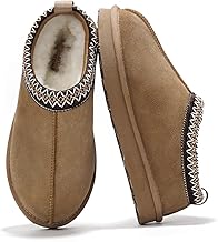 Project Cloud Genuine Leather Womens Slippers with Genuine Australian Shearling Fur Lining Slippers for Women - Non-Slip EVA with Memory Foam Fuzzy Slippers Women Footwear (Nerita)