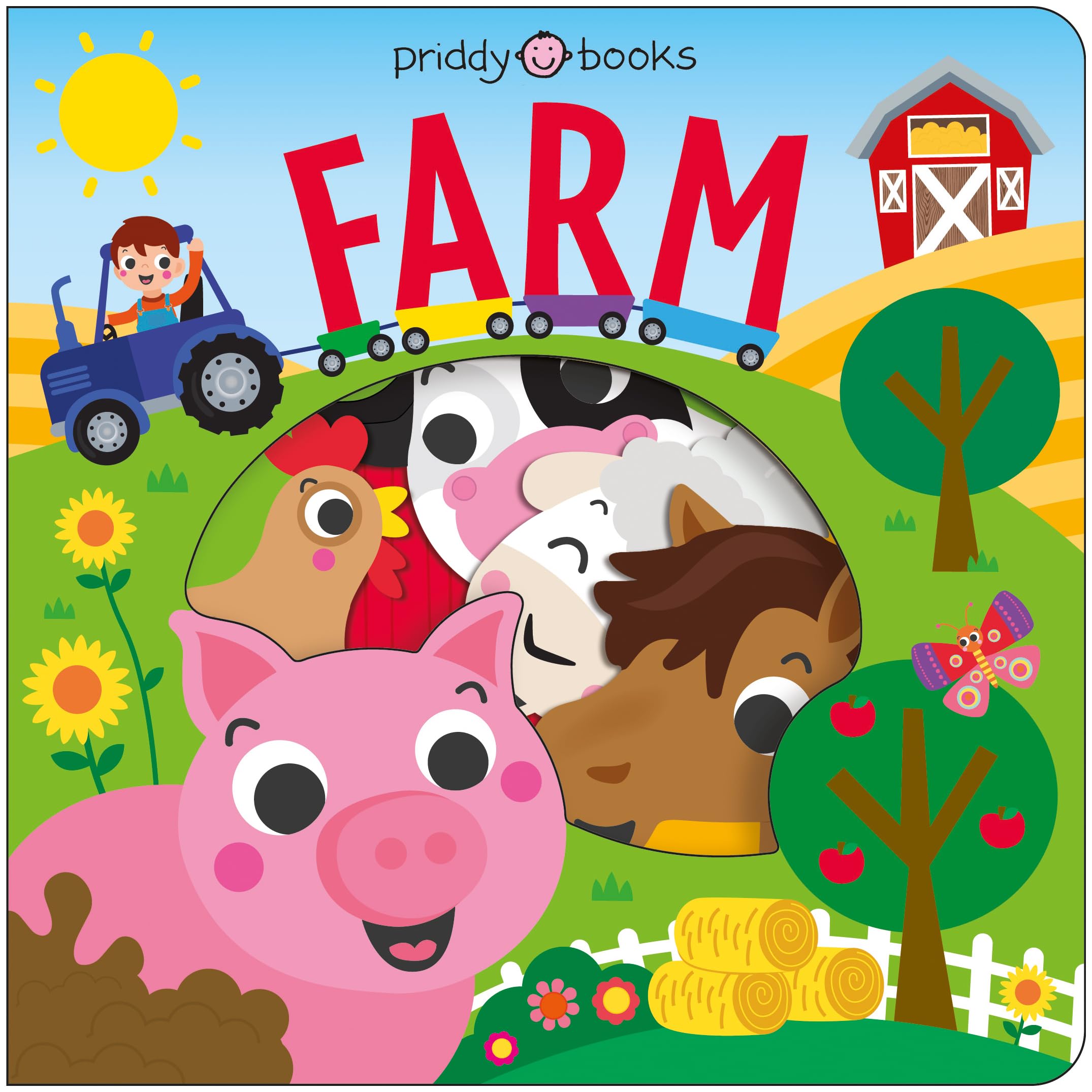 Farm: An interactive peep-through, lift -the-flap board book for toddlers (Take a Peek)