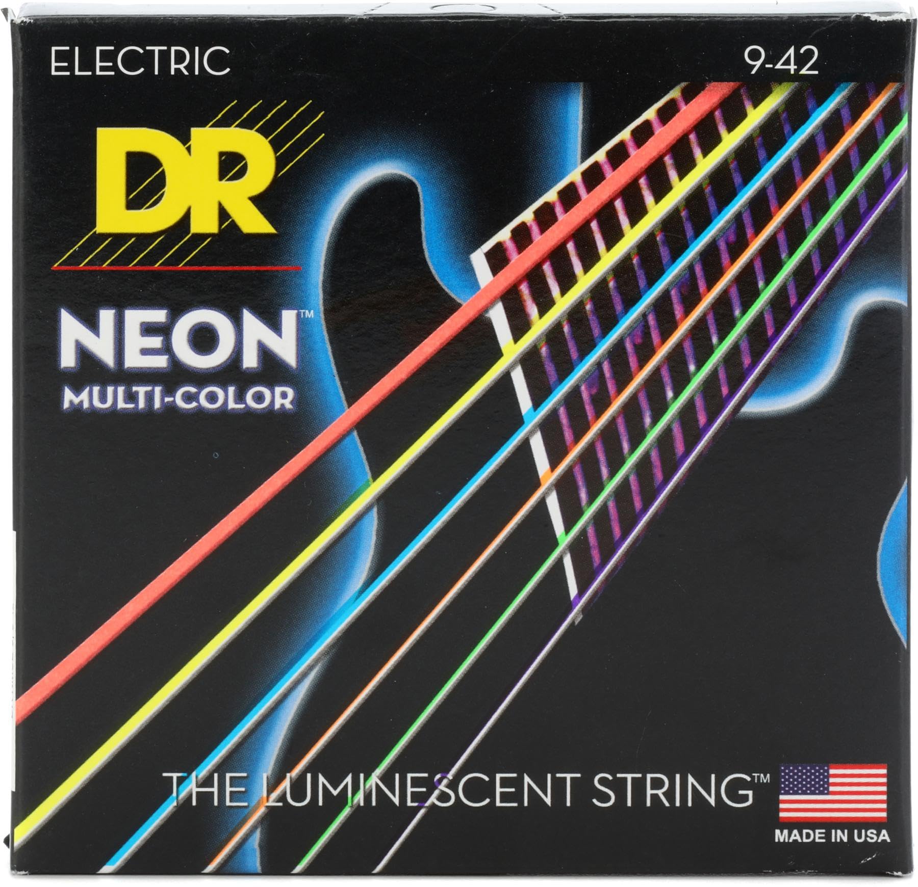 Amazon.co.jp: DR NMCE-9 色のついた エレキギター弦 やわらかい細い