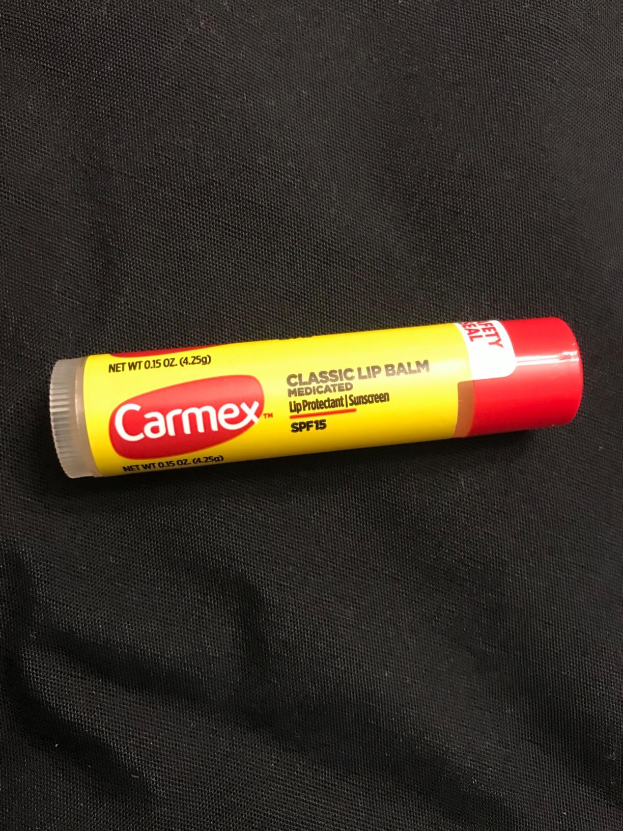 Carmex Classic Lip Balm Original 0.15oz, 3 Sticks (2 Packs, 6 Sticks)