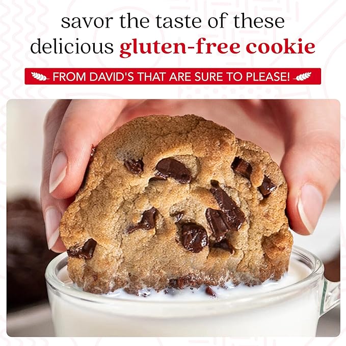 David's Cookies Galletas de Chocolate Gluten Free 9 Pack miniatura 5