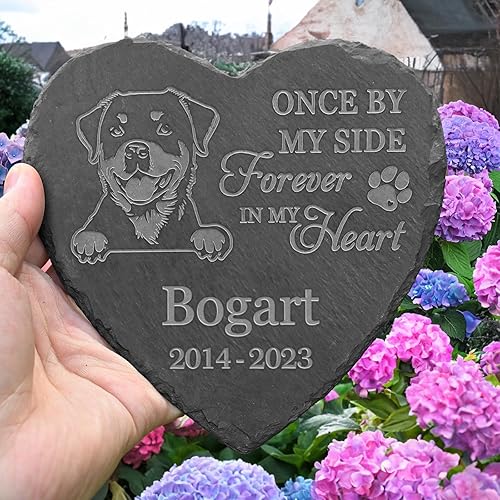 Miniatura 2 de Regalos conmemorativos de Rottweiler, piedra conmemorativa de Rottweiler, recuerdo de Rottweiler, en memoria amorosa Rottweiler