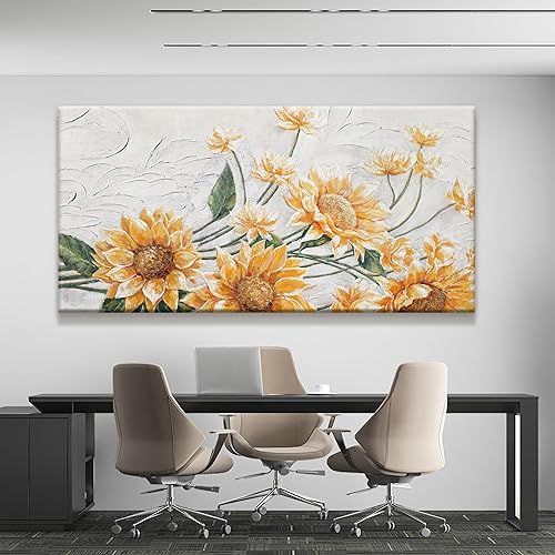 Miniatura 5 de Suconvng Lienzo decorativo para pared, sala de estar, decoración de pared del hogar, lienzo moderno, 29 x 58 pulgadas, arte de pared grande,