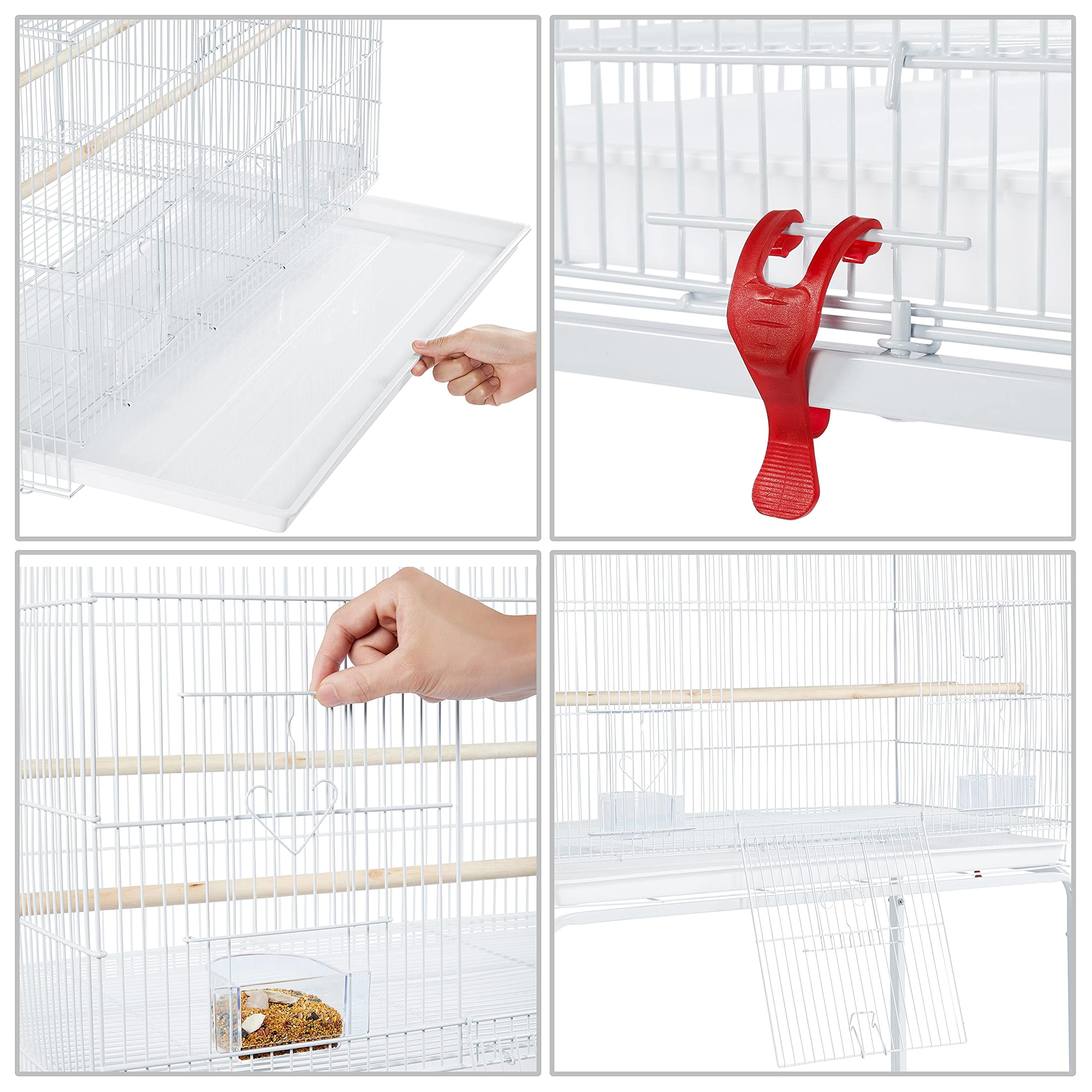 Yaheetech 47inch Flight Bird Cages for Parakeets Cockatiels Conures