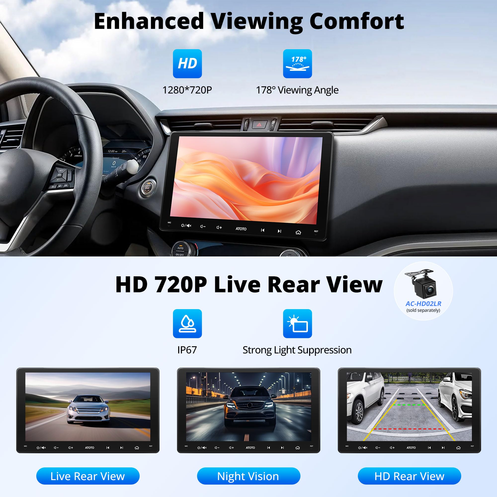 ◆ATOTO A6 PF Performance 9インチ　CarPlay 9 polegadas] ATOTO A6 PF Double-DIN Android Som Automotivo