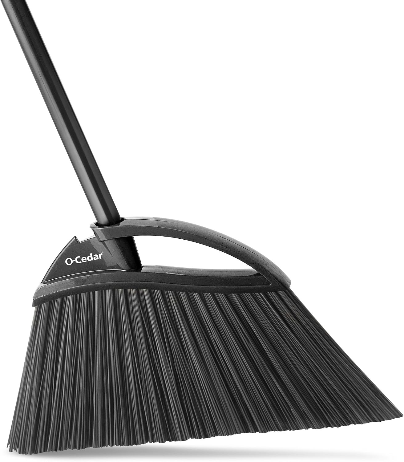 O-Cedar Angle Broom 159833 Outdoor Power Angle Broom, Assorted Colors