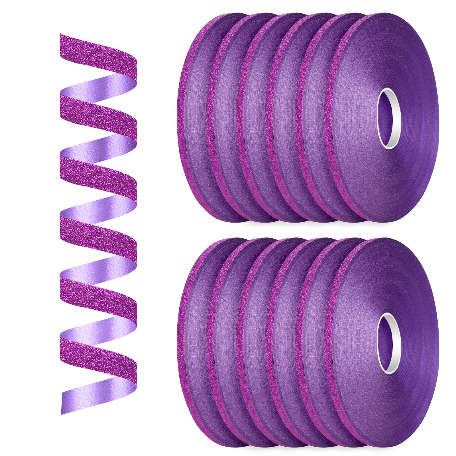 Dooozy Geschenkband 500m - 5mm Ringelband Weiß Für Geschenkverpackung