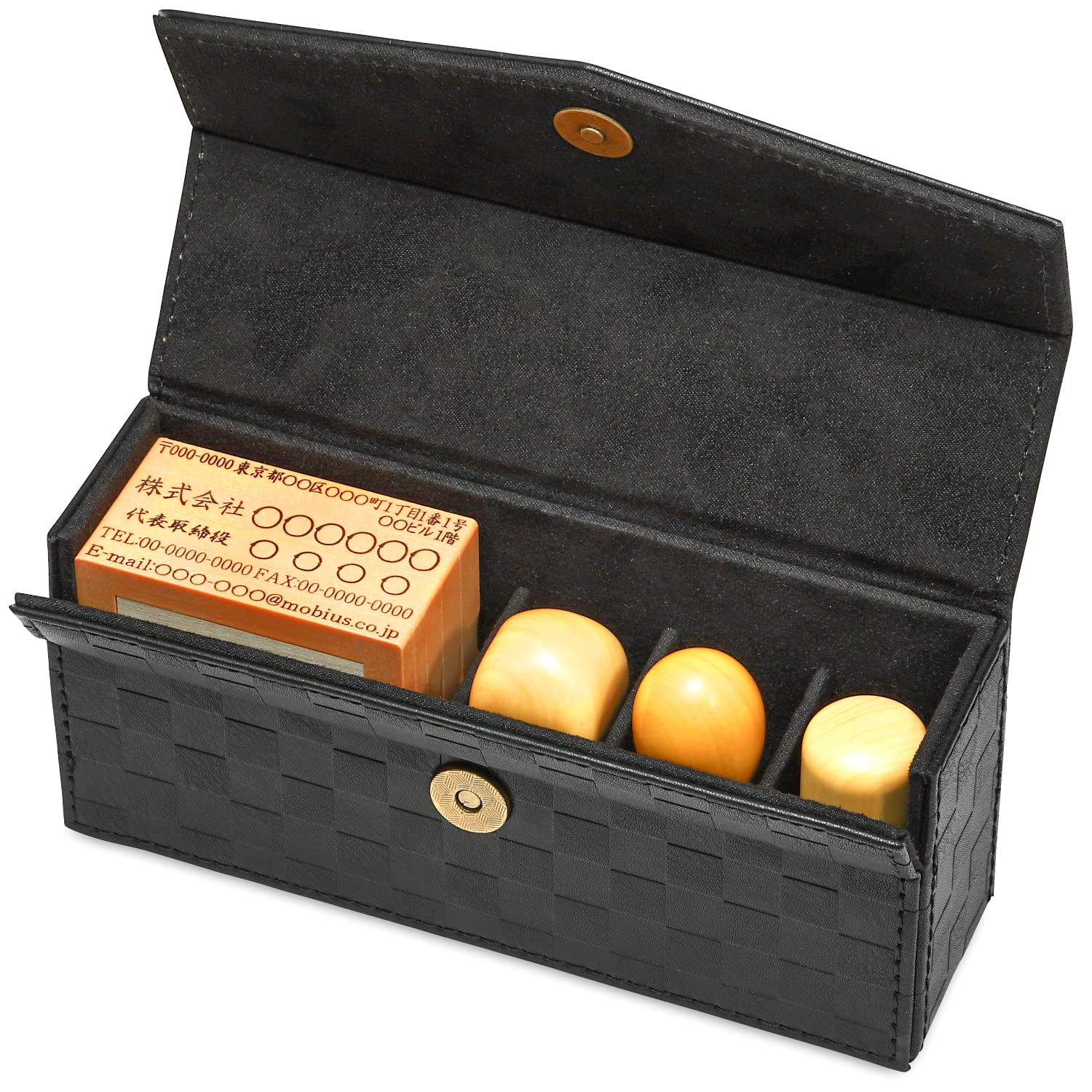 Amazon | Möbius 【市松模様で縁起のいい・法人 印鑑ケース シリーズ