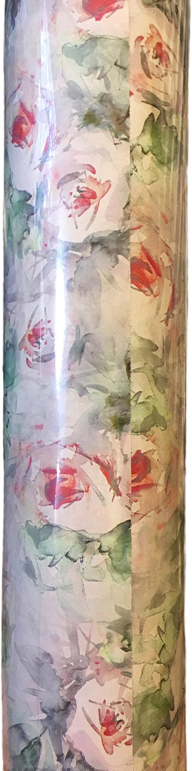 Roobee by Mara-mi Continuous Premium Gift Wrap Roll, Sketched Roses